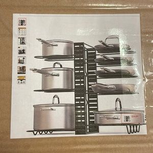 GeekDig Pot Rack Organizer